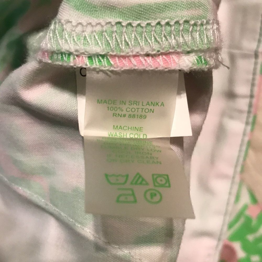 Lilly Pulitzer Chipper Short Cabana Pink Sunnyside - Picture 7 of 7